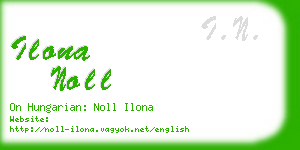 ilona noll business card